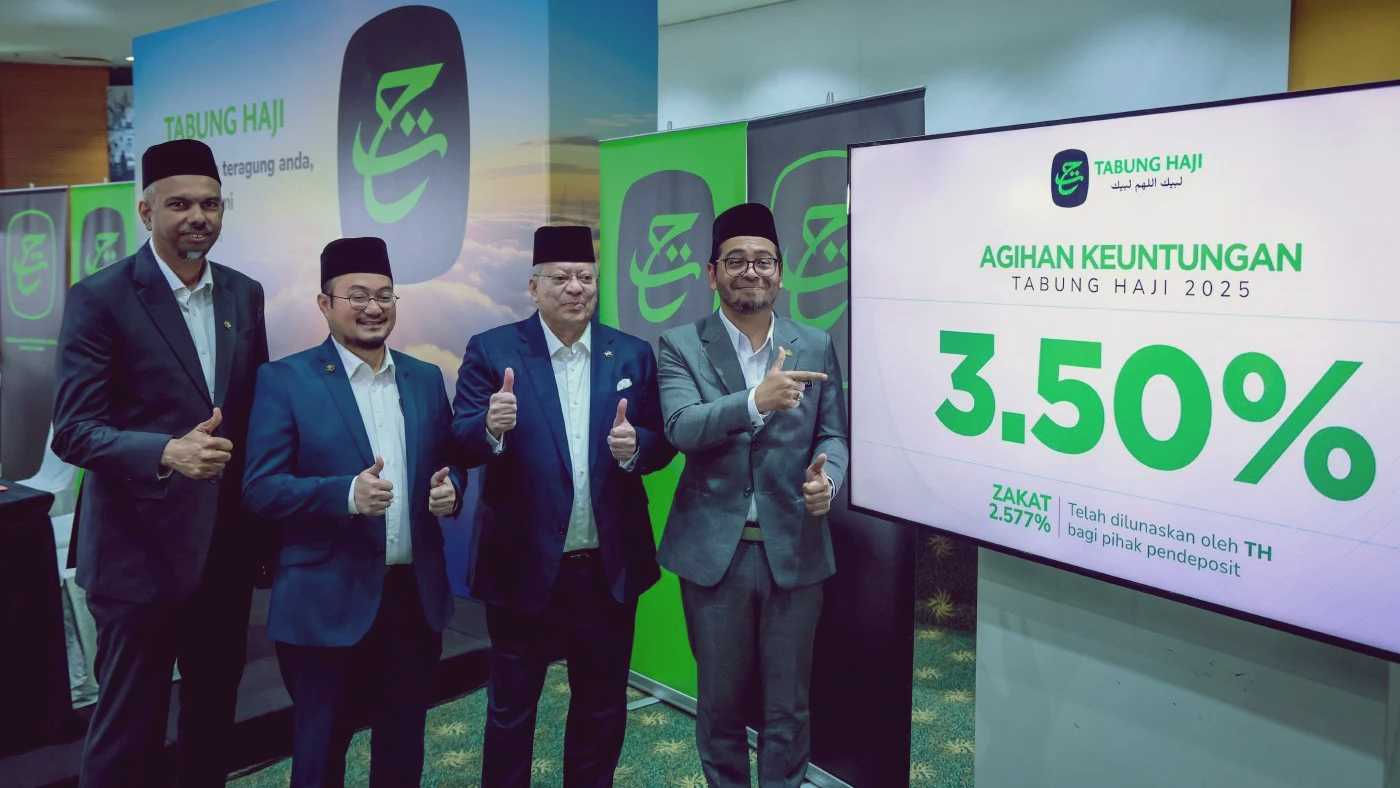 Dividen Tabung Haji 2025 tertinggi sejak 8 tahun