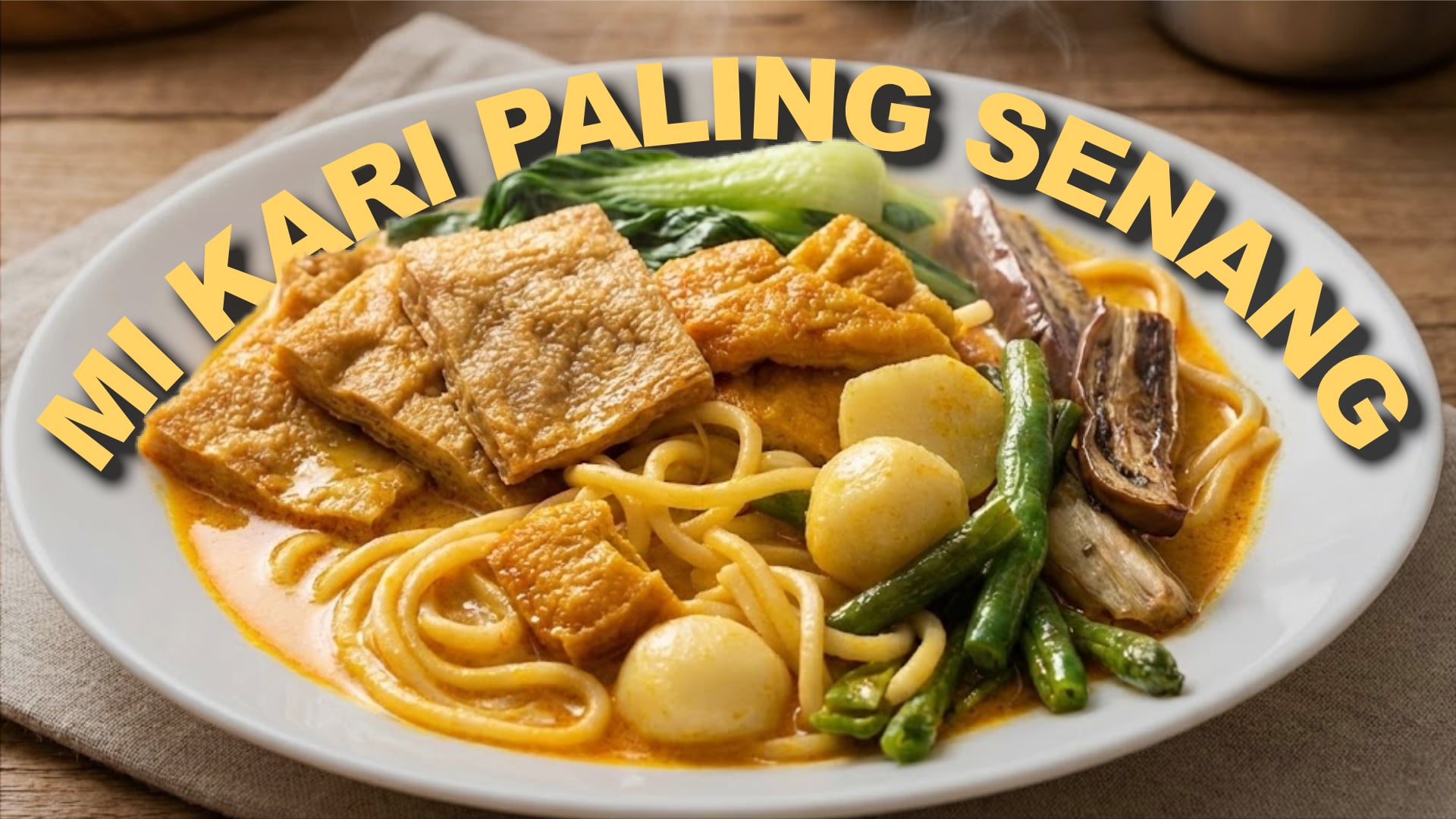 Mi Kari Yang Buat Tak Boleh Stop Makan